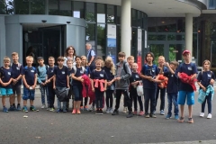 Gruppenbild vor dem SWR