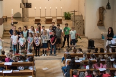 Verbschiedung der vierten Klasse