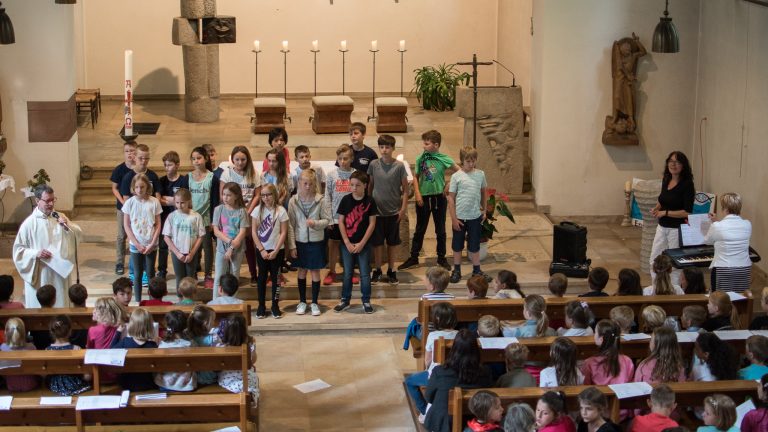 Verbschiedung der vierten Klasse